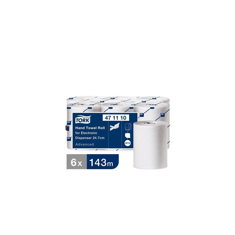 Pappershandduk Tork H13 Adv 2-lg 247mm x 143m 6/fp