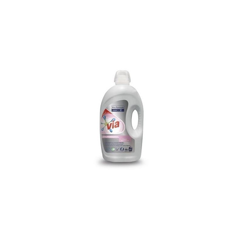 Tvättmedel Via Flytande Color Sensitive oparfymerad 4,32L