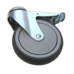 Hjul Bromsad Standard 125mm