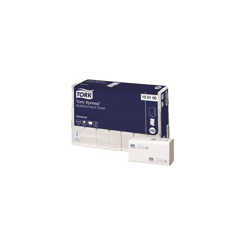 Pappershandduk Tork H2 Uni 1-lg 196x255mm 4830/fp