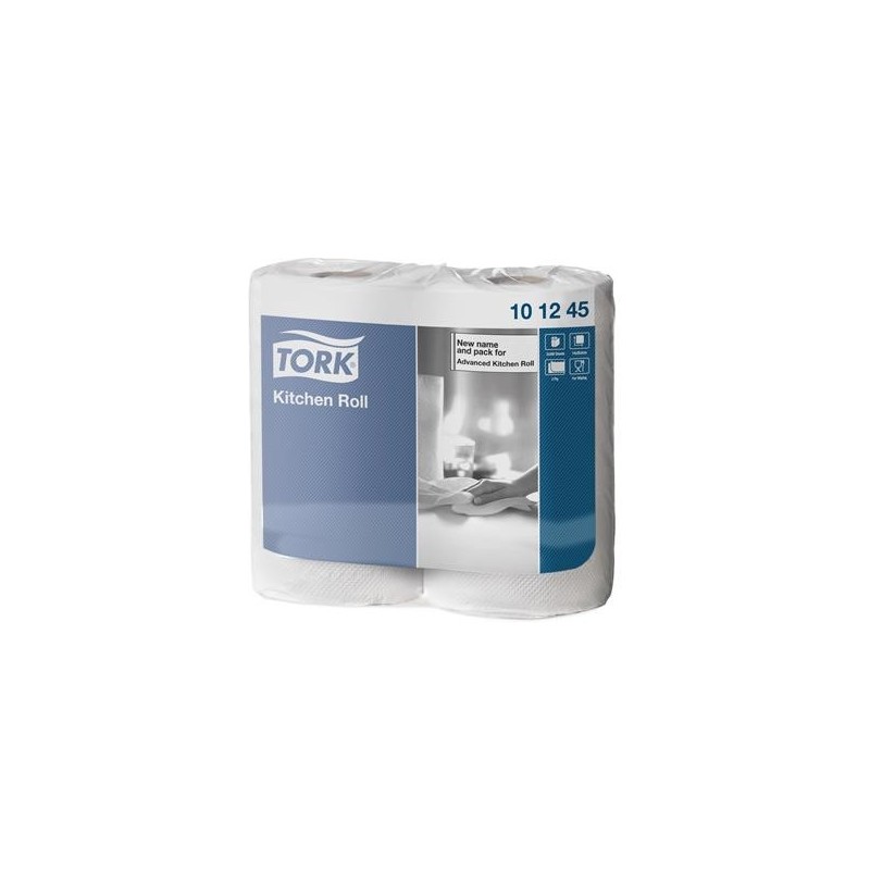 Hushållspapper Tork Advanced Plus 2-lg vit 39m