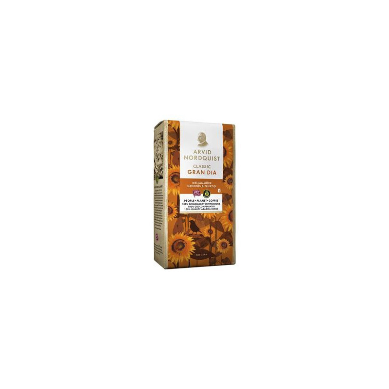 Kaffe Arvid Nordquist 12/flak Gran Dia Brygg 500g
