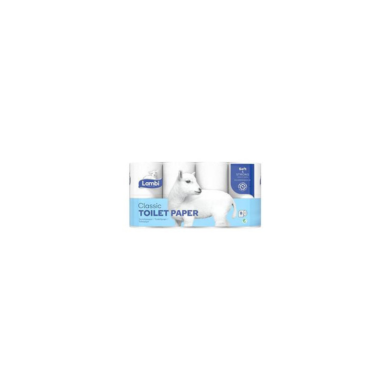 Toalettpapper Lambi dekor 3-lag 40 rlr/fp