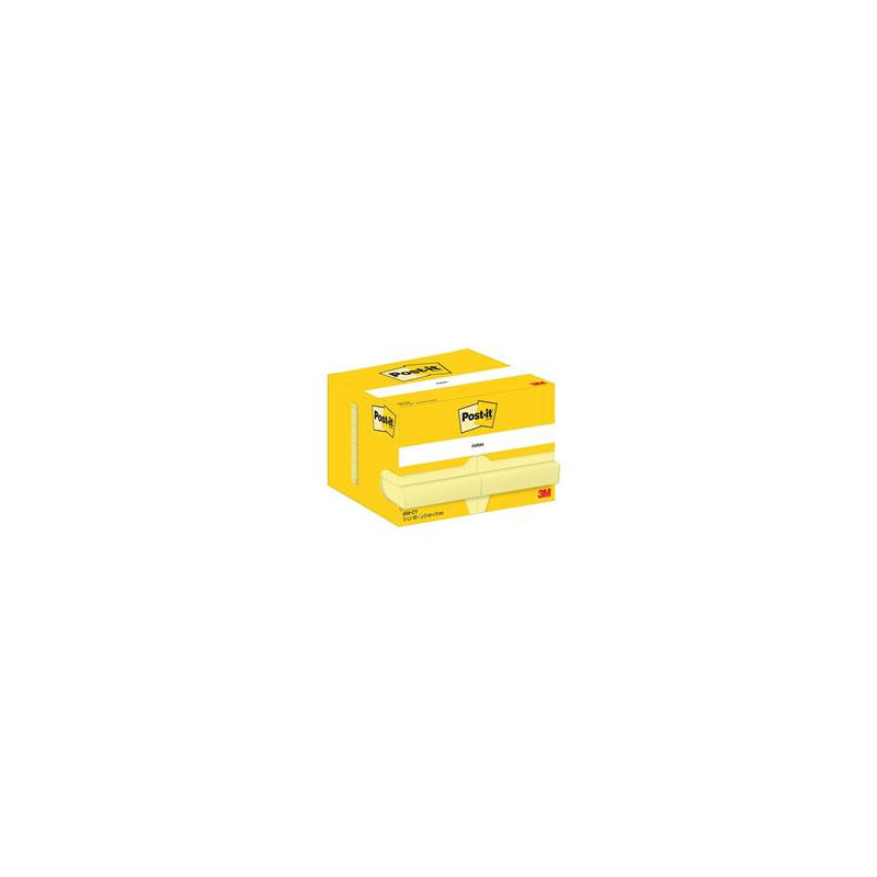 Notisar Post-it 656 Gul 51x76mm 12 st/fp