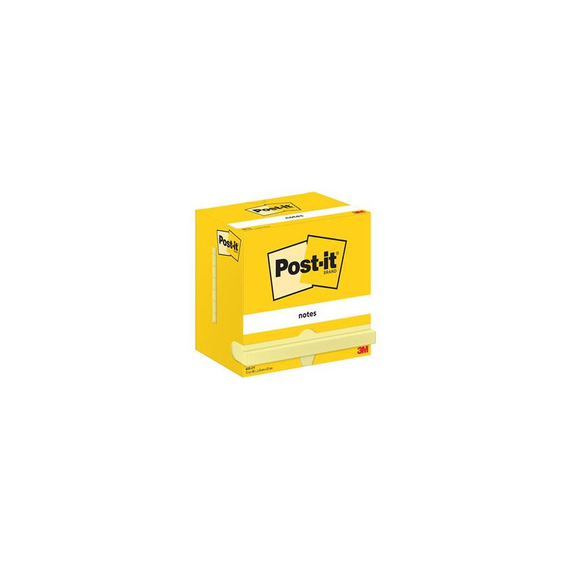 Notisar Post-it 655 Gul 76x127mm 12/fp