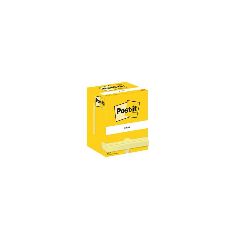 Notisar 12 st/fp Post-it 657 Gul 76x102mm