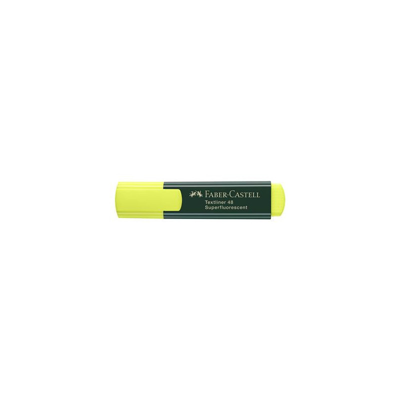 Överstrykningspenna Faber-Castell Textliner 48 Gul 10 st/fp