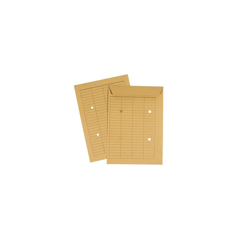 Cirkulationspåse 250 st/krt Ogummerad Klaff Brun 250x353 mm