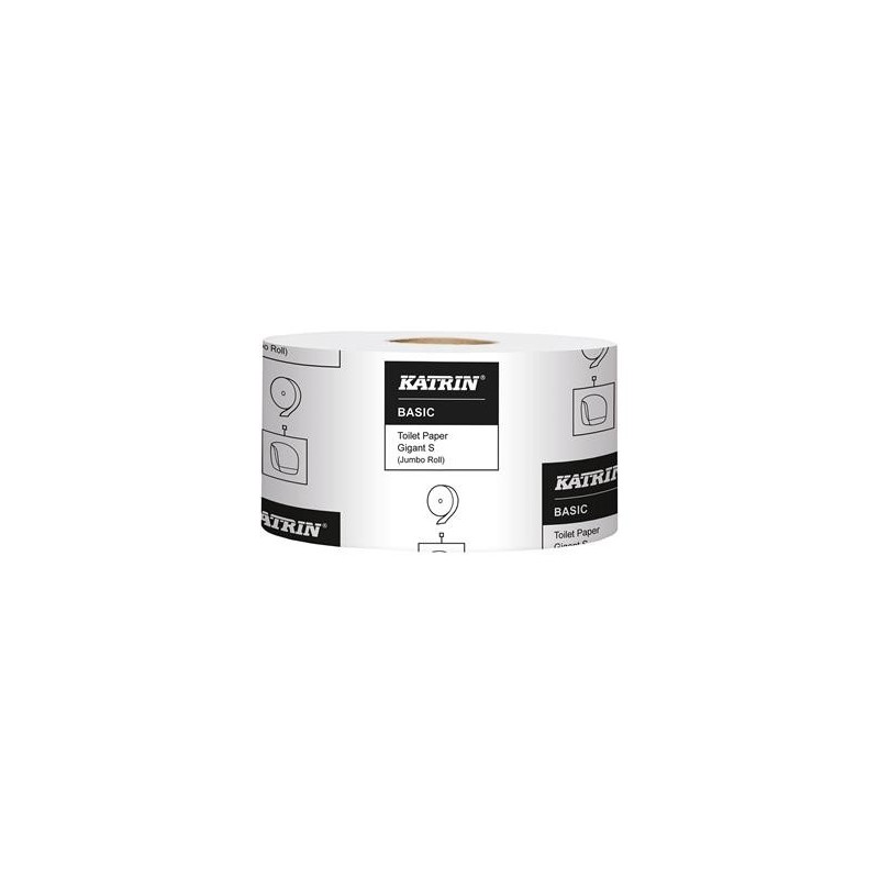 Toalettpapper Katrin Gigant S 12 rlr/fp 1-lg Vit 265m