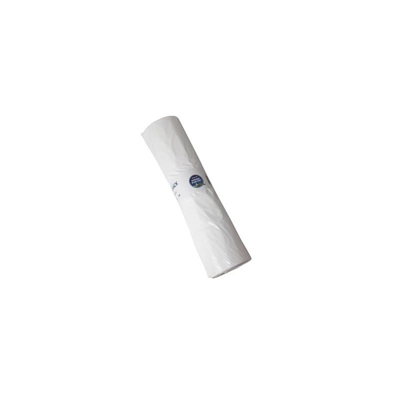 Sopsäck Mono 50/rulle LDPE 100% Återvin 40L 30my Vit 520x800mm 6 rlr/krt