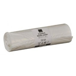 Sopsäck LLDPE 125l vit...