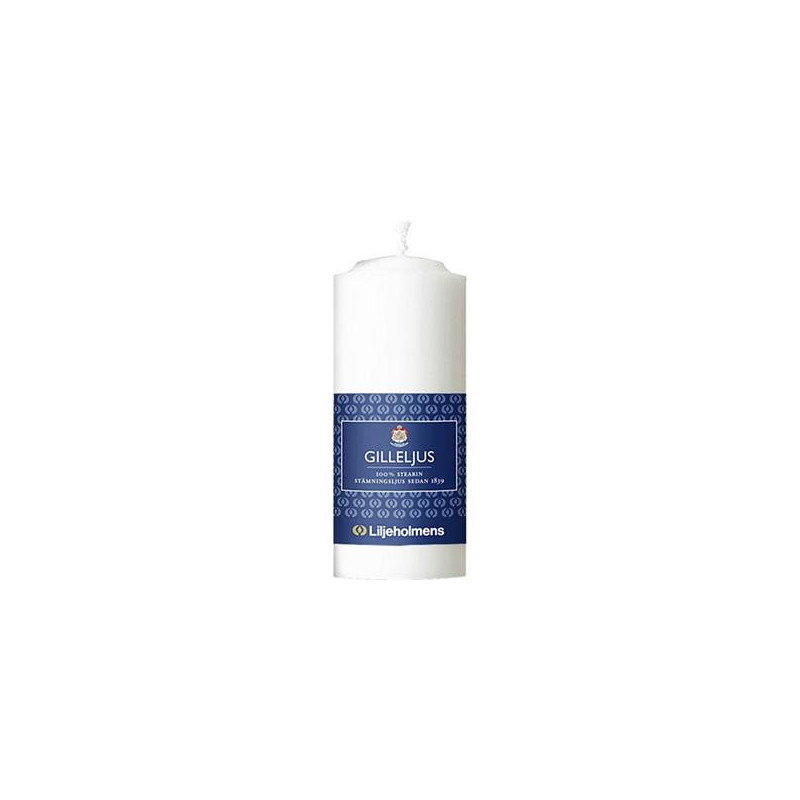 Gilleljus Stearin vit 120mm 10 st/krt