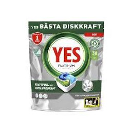 Maskindiskmedel Yes Platinum 38/fp