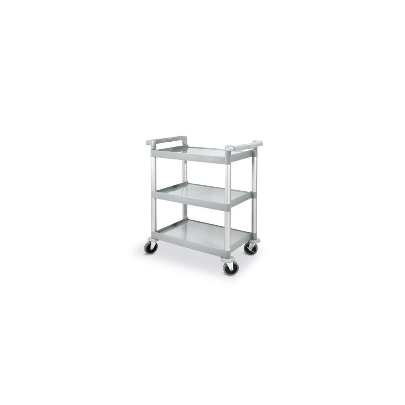 Serveringsvagn Hendi Polypropen 3 Plan 2 Låsbara Hjul 800x410x950mm