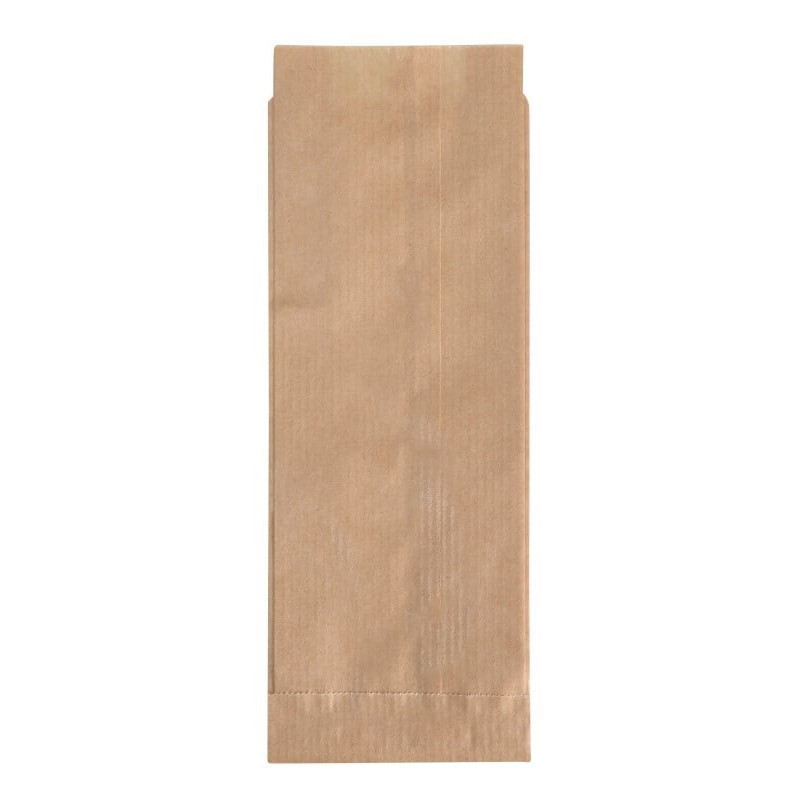 Korvpapper 1000/krt French Hotdog påse brun 70/40x195mm