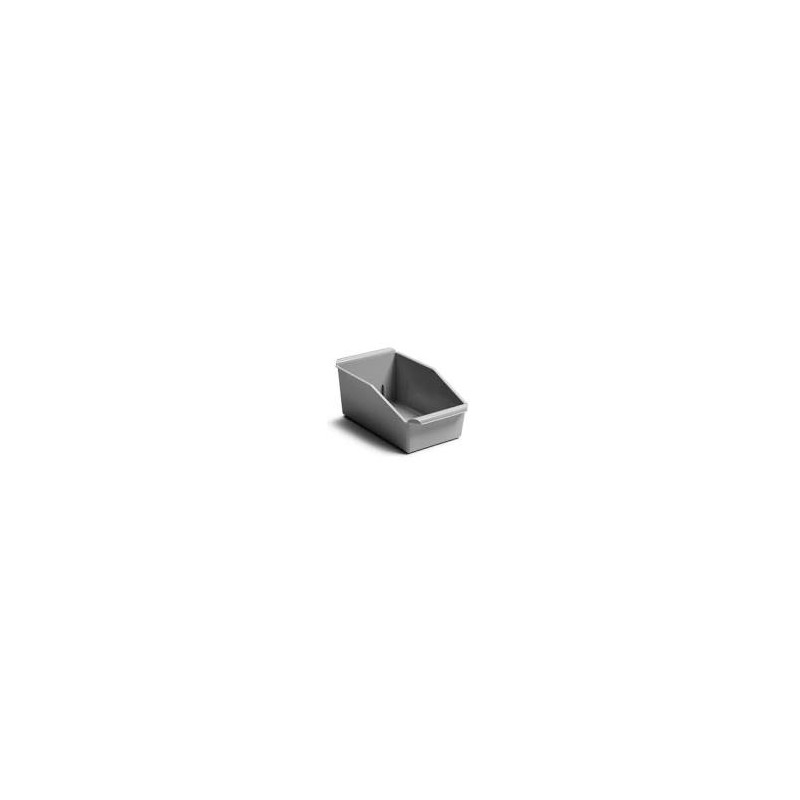 Besticklåda 1-fack grå 300x167x130 mm