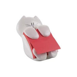 Hållare Post-it Katt Inkl 1 Super Sticky Z-block 76x76mm 6 st/fp
