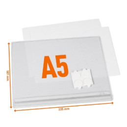 Plastficka A5 5 st/fp...