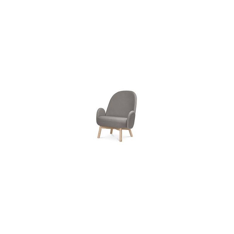Fåtölj inoff Friend Lounge Metallben Beige/Svart (Frakt debiteras separat)