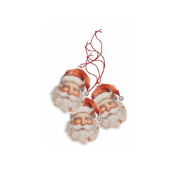Hängetikett Tomte 6 st/fp