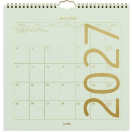 Väggkalender Burde 1752...