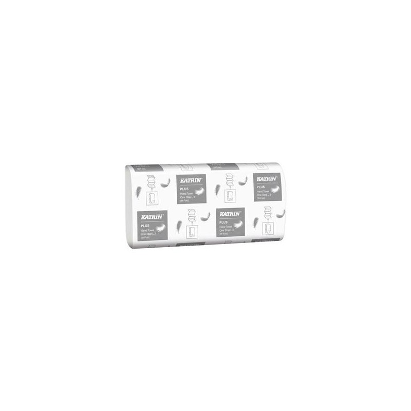 Pappershandduk Katrin L Plus 3-lg 235x340mm 1890 st/fp