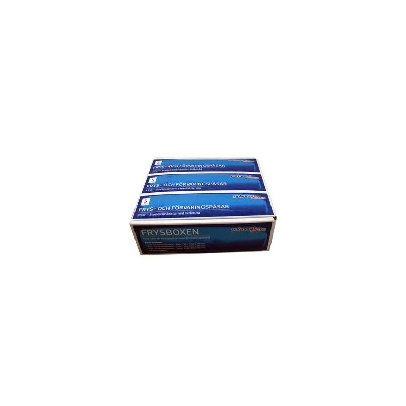 Fryspåse HD 2L Kapsel 30st 2L+ 45st 3L+20st 5L Transp