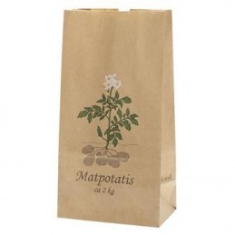 Papperspåse Kanister 500/krt Matpotatis 2kg Brun