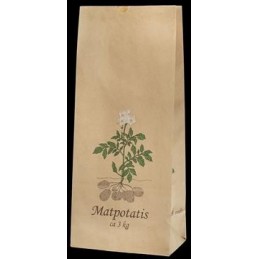 Papperspåse Kanister 500/krt Matpotatis 3kg Brun