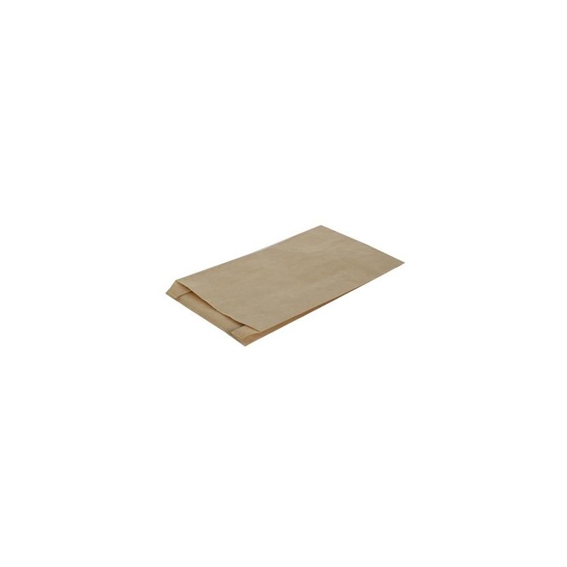 Papperspåse 1000/fp Plan invik 2kg brun 190/70x350mm