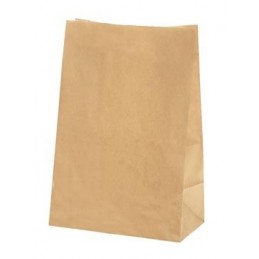 Papperspåse 500/fp SOS nr 3 brun 60g 180x110x265mm