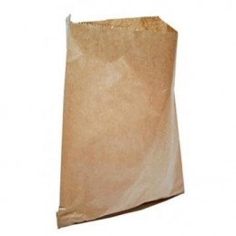 Papperspåse 500 st/fp Krans 4,5 kg brun 270x90x400 mm