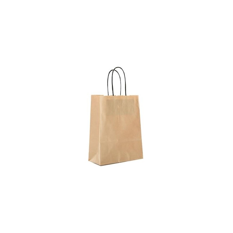 Bärkasse Papp Tvinn 250/krt Handtag Brun 220x100x310mm 12L