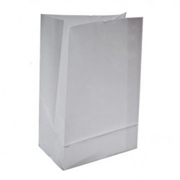 Papperspåse 1000/fp SOS nr 2 vit 155x85x230 mm