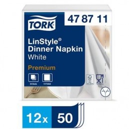 Servett Tork LinStyle Vit...