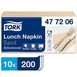 Servett Tork 2-lag Sand...