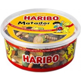 Godis Haribo Matador Mix burk 1000g