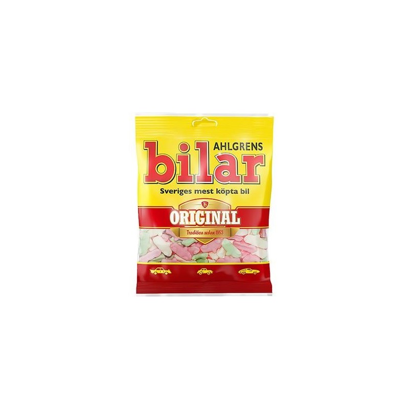 Godis Ahlgrens bilar original 125g 36/fp