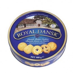Kakor Royal Dansk Butter Cookies plåtburk 908g