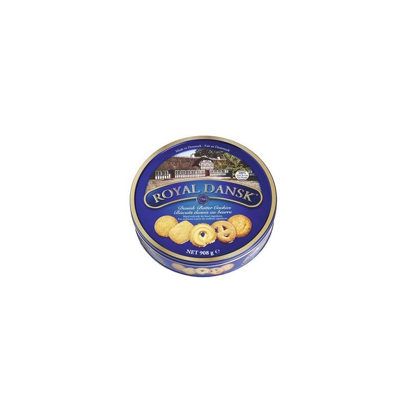 Kakor Royal Dansk Butter Cookies plåtburk 908g