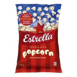 Popcorn Estrella Indian Salt 65g 15 st/krt