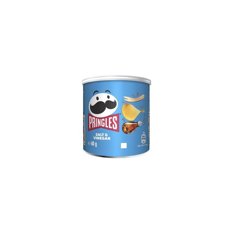 Chips Pringles Salt & Vinegar Mini 40g 12 st/förpackning
