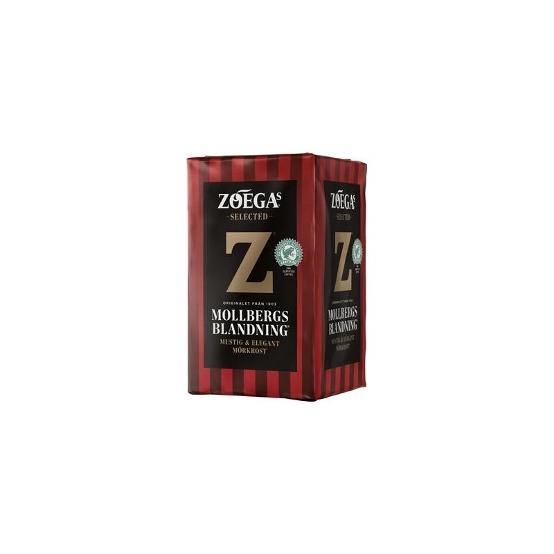 Kaffe Zoégas 12/flak Mollbergs blandning Brygg 450g 12/flak