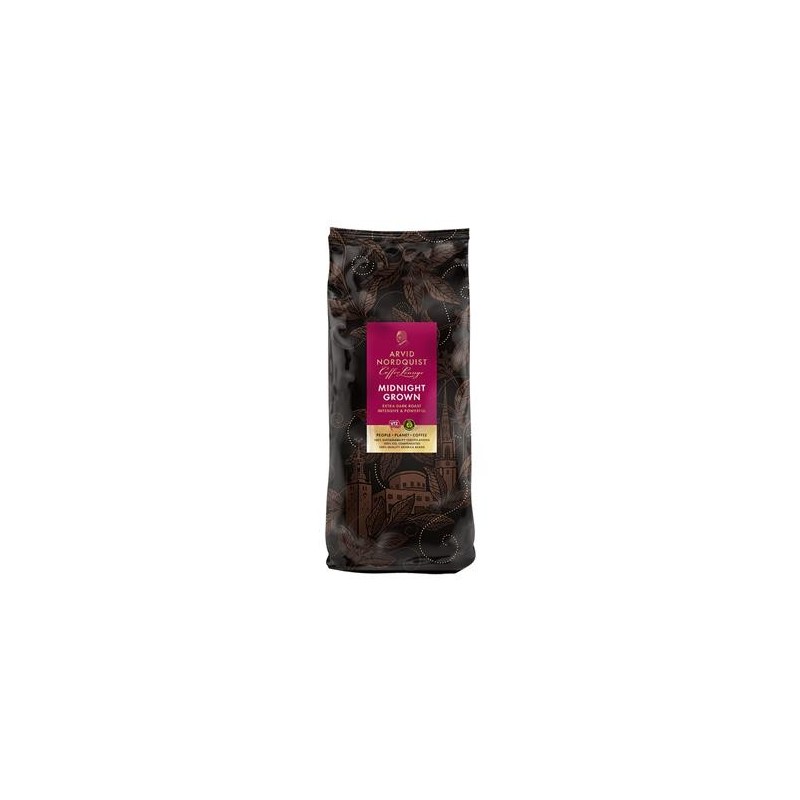Kaffe Arvid Nordquist 6/krt Midnight Grown Hela Bönor 1000g